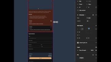 Responsive Checkout Component in Figma #uikit #responsivedesign