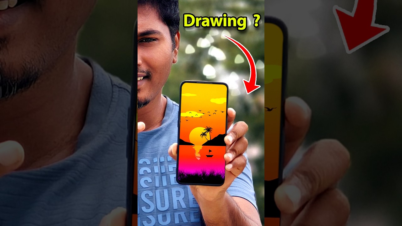 😍🌄 Drawing In Android Phone 