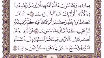 يوسف العيدروس سورة البقرة مكتوبة 💛