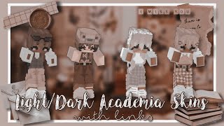 🧸ᝢ light/dark academia minecraft skins