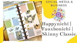 Happynichi | Skinny Classic | Happy Planner Social Media and Business