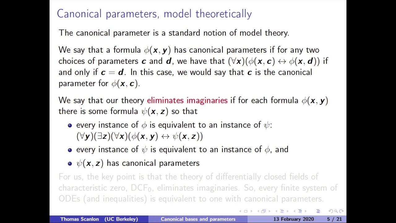 Thomas Scanlon Math Thomas Scanlon - YouTube
