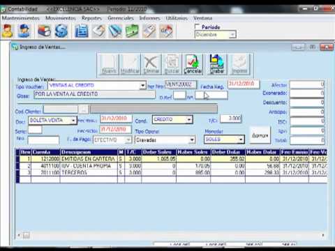 Sistema para registro de ventas