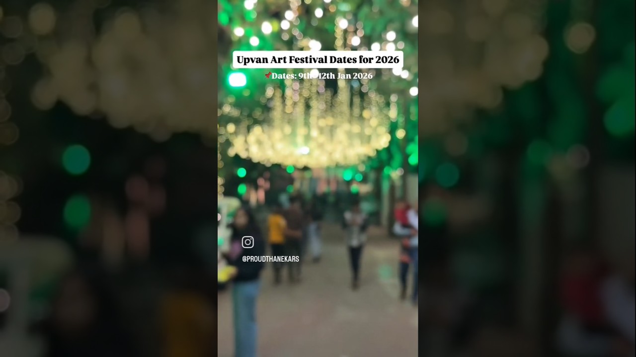 Thanekar's save the date for Upvan Art Festival 2026😍 