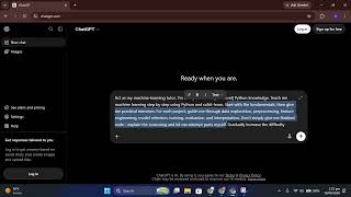 ChatGPT for Machine Learning | Complete Beginner Tutorial