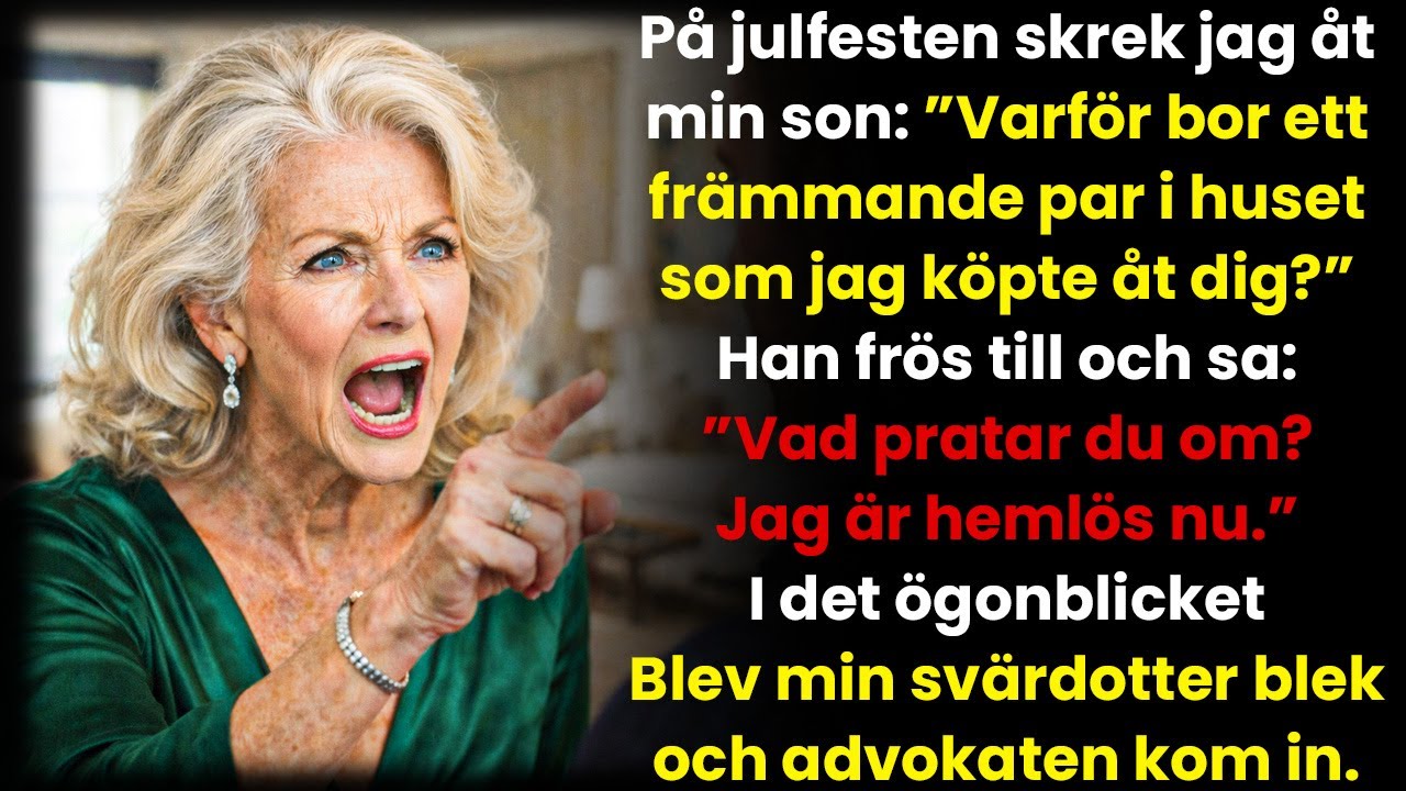 På Julen Skrek Jag På Min Son – Han Frös Till Och Sa ”Jag Har Ingen Aning…”