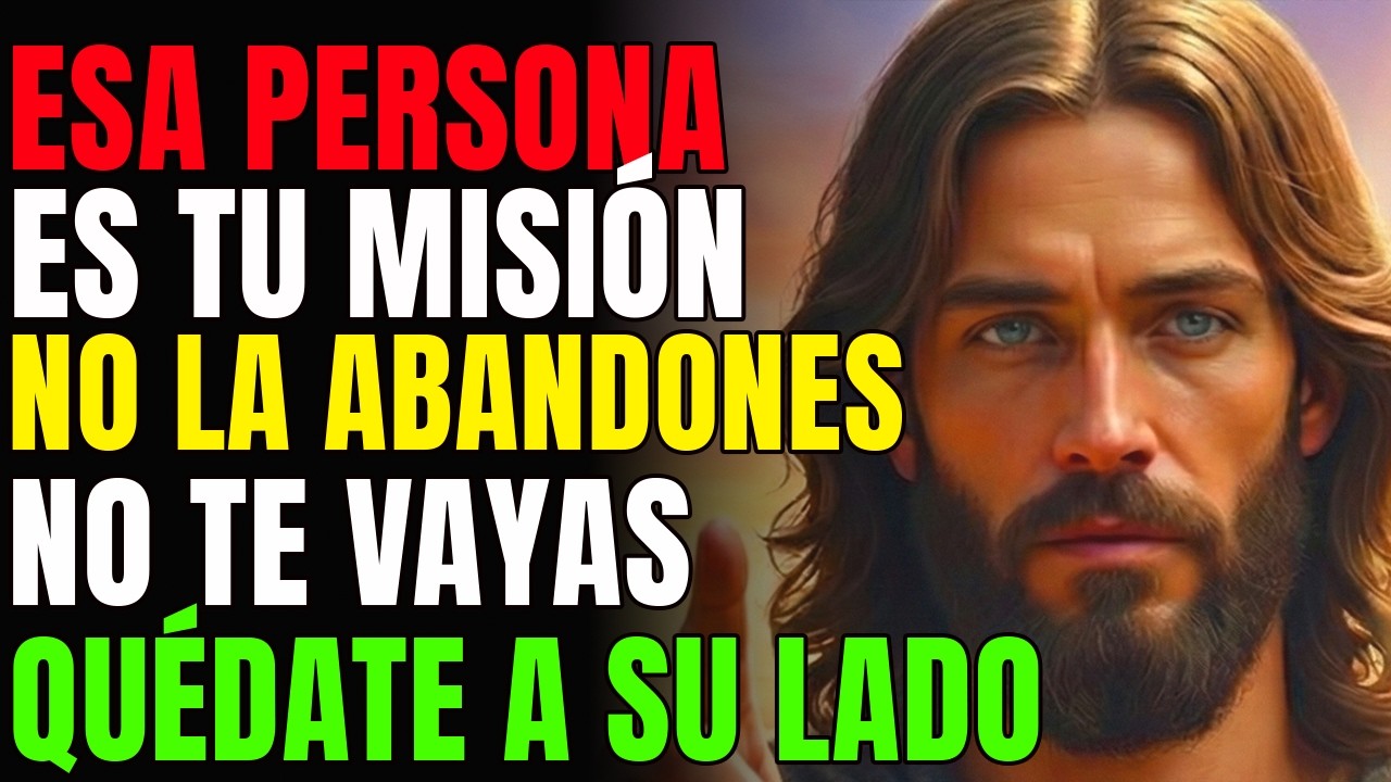 DIOS TE ADVIERTE: NO TE ATREVAS A RENDIRTE CON ESA PERSONA | MENSAJE DE DIOS HOY