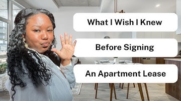Questions To Ask Before Getting An Apartment | Renting 101