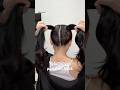 Voluminous ponytail with claw clip #hairstyle #youtubeshorts #beauty