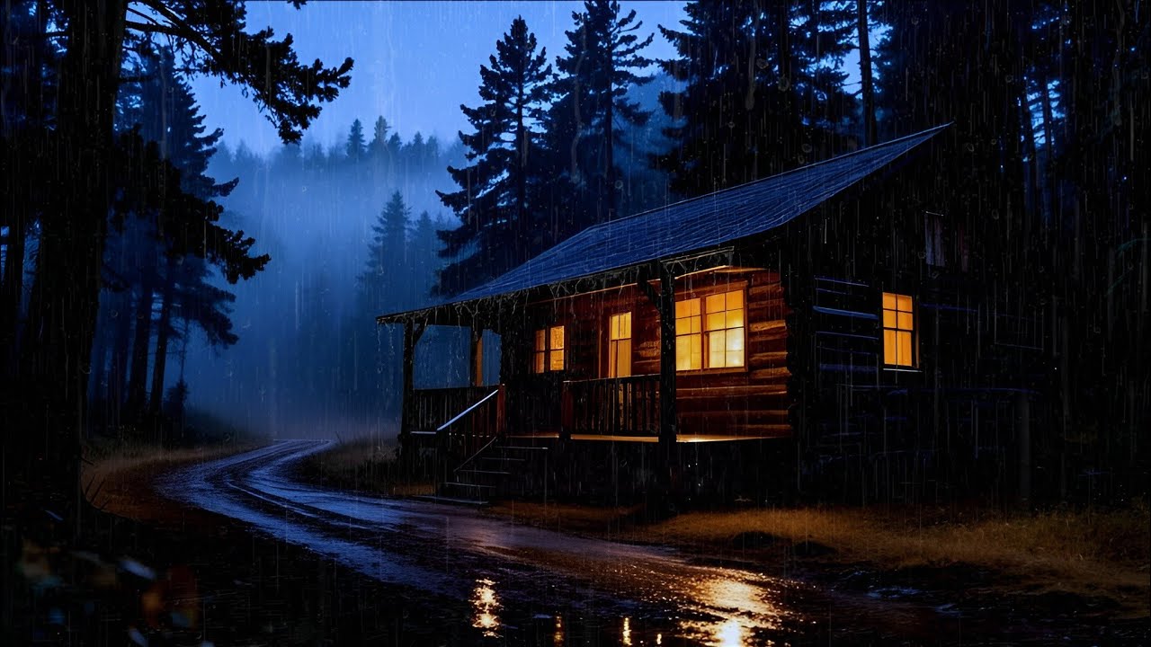 Say Goodbye to Stress, Sleep Better with Forest Rain Sounds | Deep Sleep & Relaxation