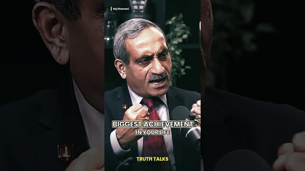 Biggest achievement in your career | ft. Lt Gen Satish Dua