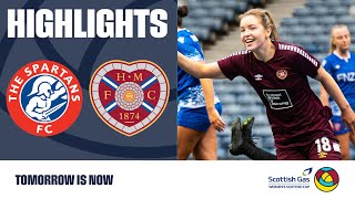 Spartans 0-3 Heart of Midlothian | Scottish Gas Women's Scottish Cup Semi-Final Highlights