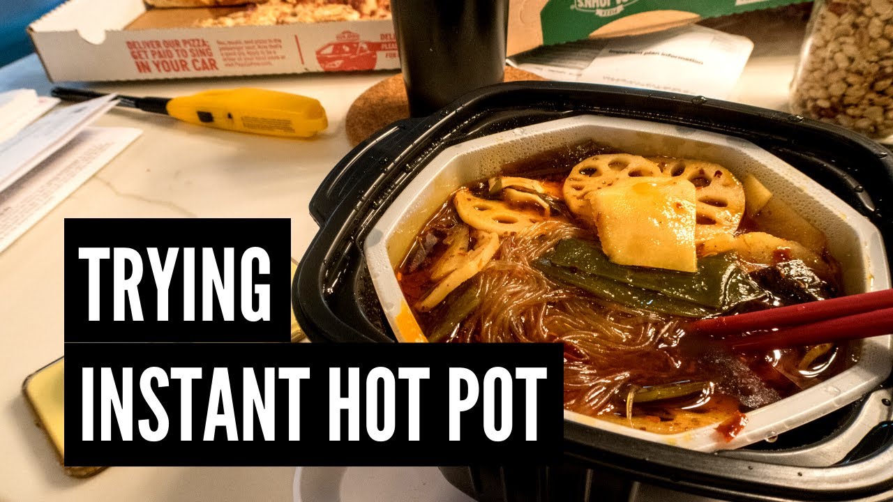 Hot pot queen trying out instant hot pot! YouTube