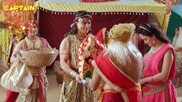 पृथ्वी पर मनुष्य का रूप लेकर आए भगवान विष्णु और माता लक्ष्मी | Dharm Yoddha Garud | Episode - 173
