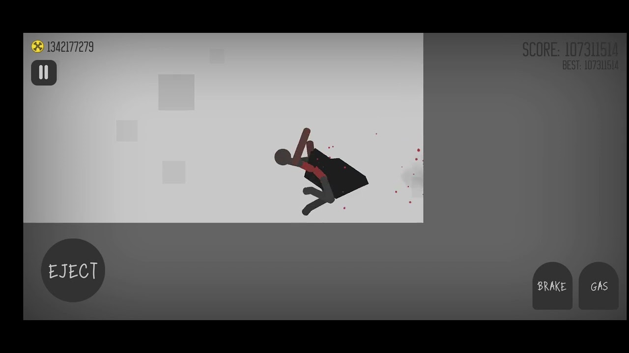 World Record - Highest Score on Stickman Dismounting Score:1.4B long