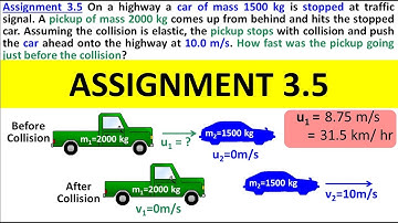 Assignment 3.5 | Class 11 Physics Chapter 3 Forces and Motion | Federal Board KP Board Study with ME