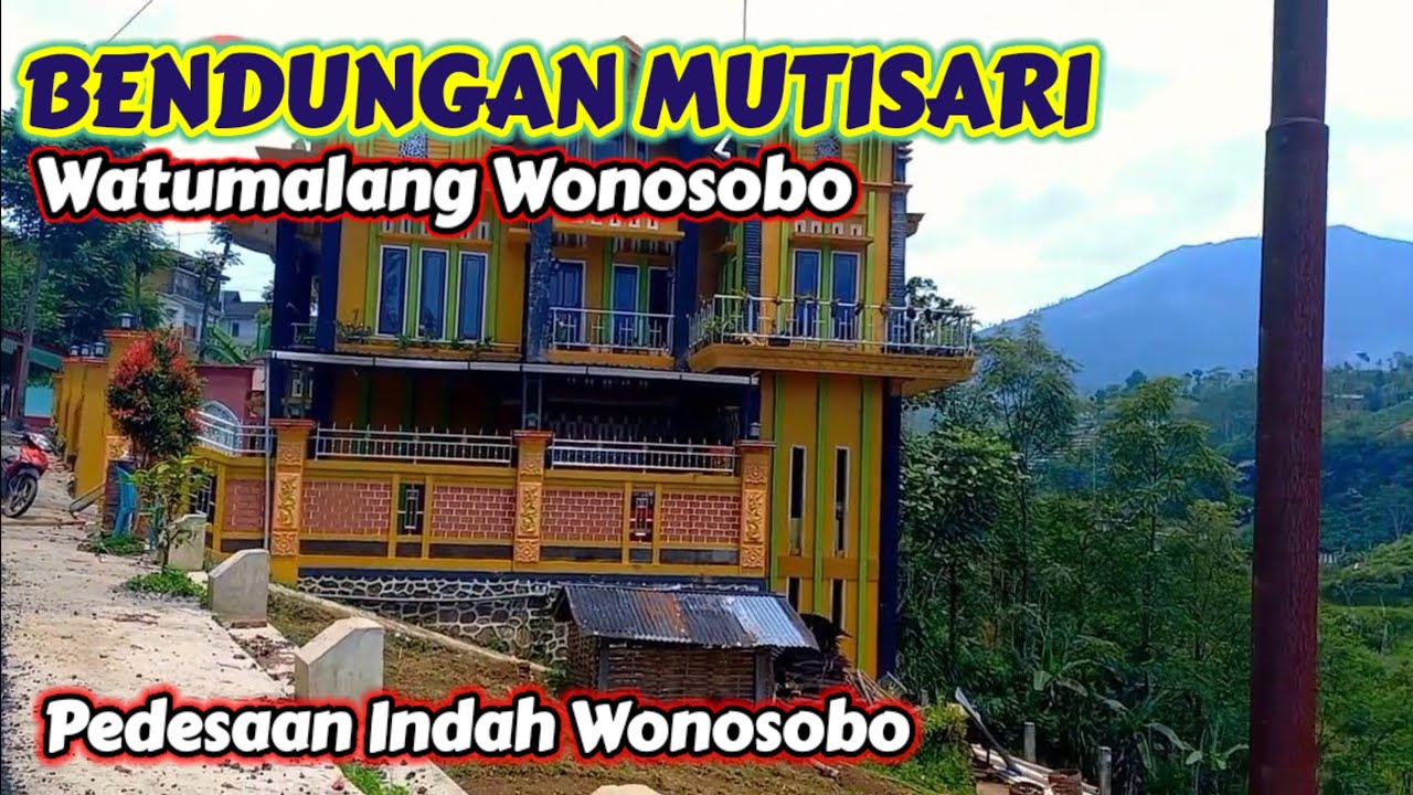 Suasana di dusun Bendungan Mutisari Watumalang. terlihat kecil tapi sangat luas wilayahnya