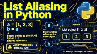 List Aliasing in Python Telugu | Python List Aliasing Explained with Example #Aliasing #python #List