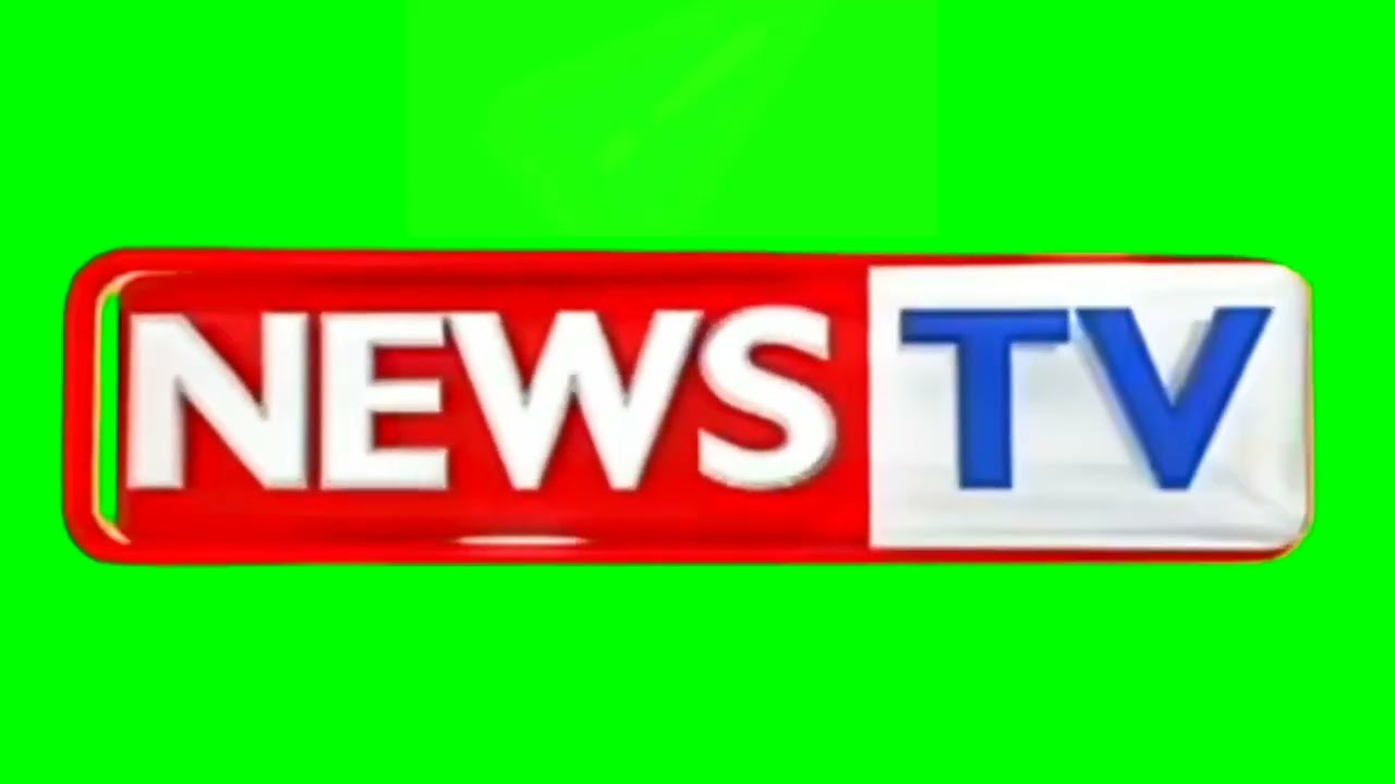 News TV Logo Animation His Third Green Screen