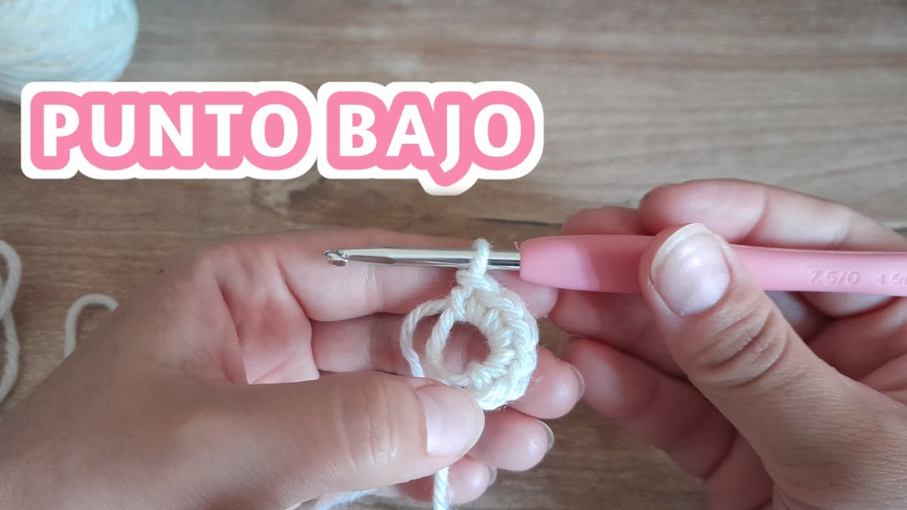🧶APRENDE A TEJER PUNTO BAJO EN ANILLO MAGICO🧣 FACIL CROCHET GANCHILLO PASO A PASO