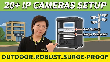 How to Build a 20+ Outdoor PoE Cameras System | Reliable IP Surveillance Setup Guide
