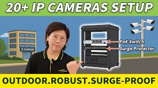 How To Build A 20 Outdoor Poe Cameras System Reliable Ip Surveillance Setup Guide