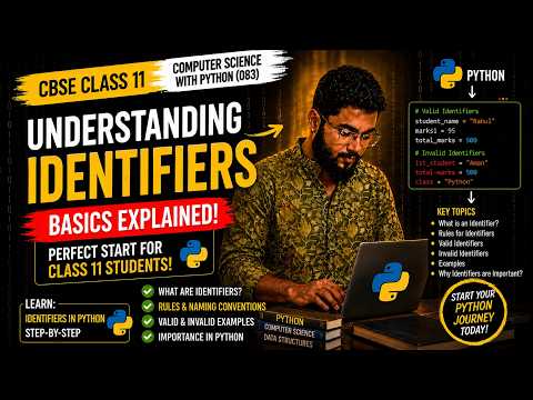 What are Identifiers in Python? | Complete Explanation for CBSE Class 11 (083)