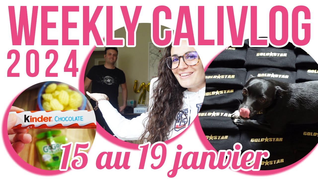 [WEEKLY CALIVLOG] RÉCOMPENSE ÉCOLE, PRÉPARATION COMPÉT', HISTOIRE DE SÈCHE LINGE 😅