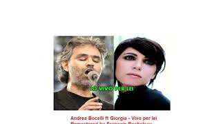 Video thumbnail of "Andrea Bocelli ft Giorgia - Vivo per lei - REMASTERED [BEST SOUND EVER]"