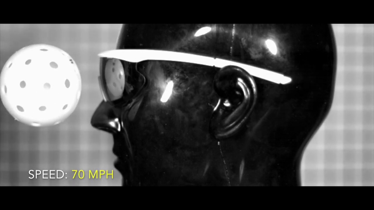 RIA Eyewear Pickleball Impact Test YouTube