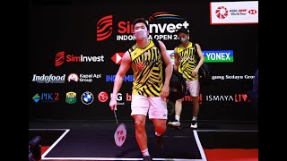 Tumbangkan Wakil Malaysia, Kevin Sanjaya Dan Marcus Gideon Melaju ke Semifinal Indonesia Open 2021