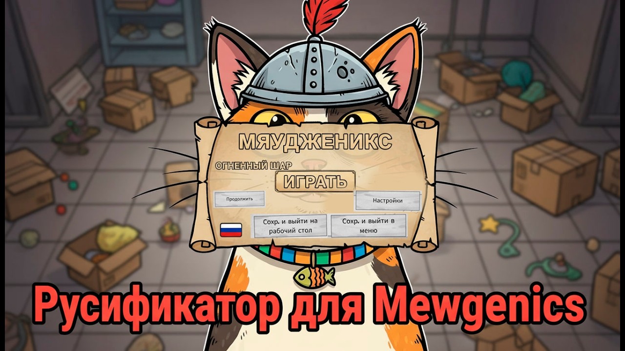 РУСИФИКАТОР Mewgenics ГДЕ СКАЧАТЬ И КАК УСТАНОВИТЬ? БЕЗ ИИ ЛУЧШИЙ ПЕРЕВОД НА РУССКИЙ МЯУДЖЕНИКС ГАЙД