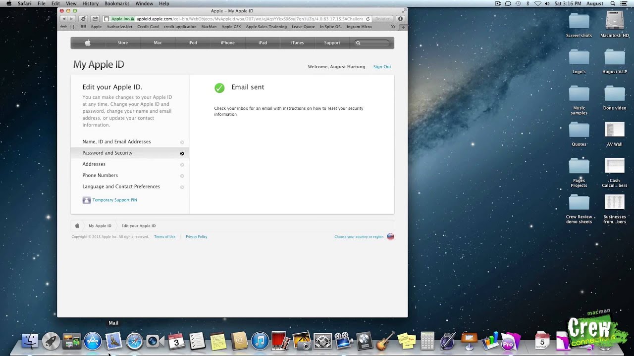 Apple Quick Tip - Reset Apple ID Security Questions - YouTube