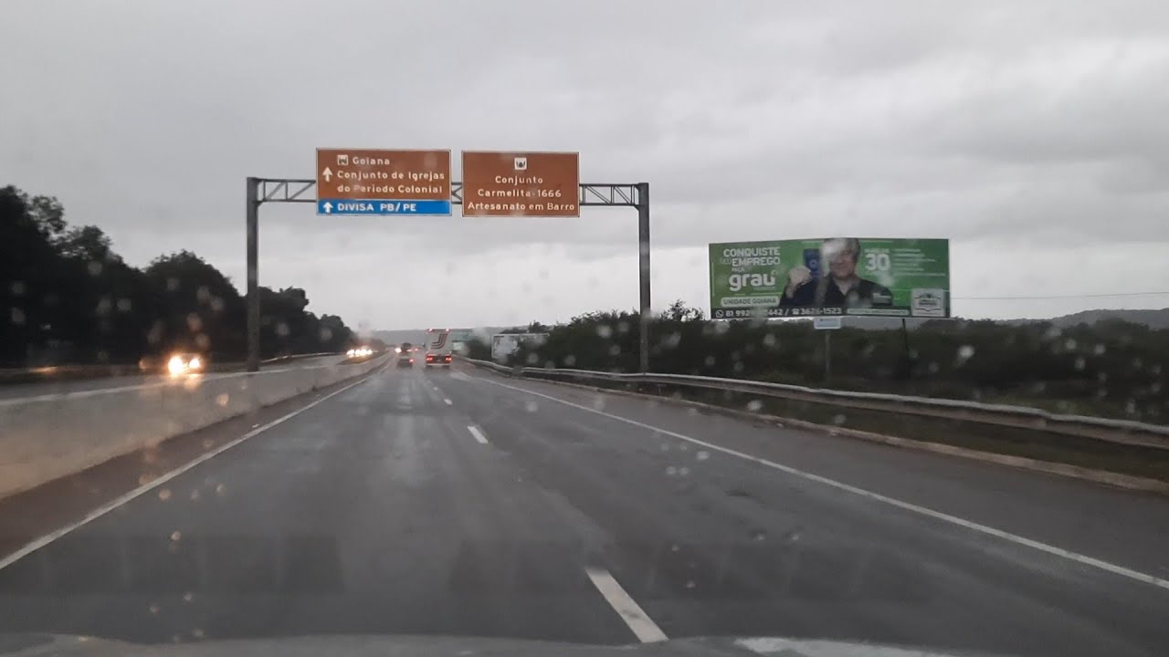 Recife até João Pessoa - BR 101 2ª parte / Brazil: Recife to João Pessoa on the road second part.