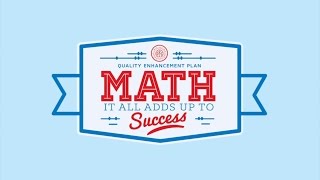 QEP 2014 Presentation Video - Math:It All Adds Up to Success