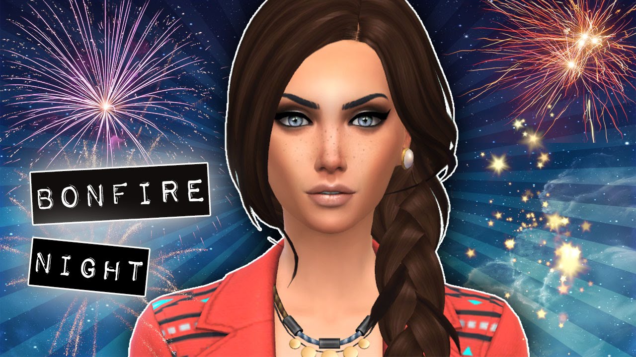 The Sims 4 Create A Sim Bonfire Night! YouTube