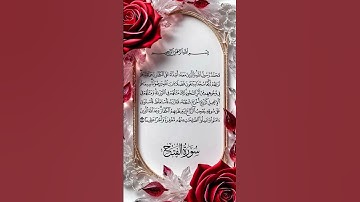{سورة الفتح: الآية 29} بصوت القارئ الشيخ سعد الغامدي #سورة_الفتح #سعد_الغامدي #راحة_نفسية