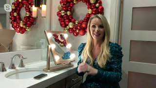 Blushly Hollywood Vanity Mirror w/ Phone Mount on QVC screenshot 4