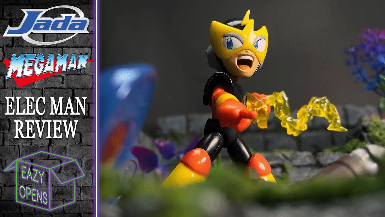Jada Toys Mega Man - Elec Man | Video Game Action Figure Review!