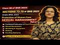 Class 38 Part-2 | Sections 73–79 BNS 2023 | Sexual Harassment Law &amp; Women Protection