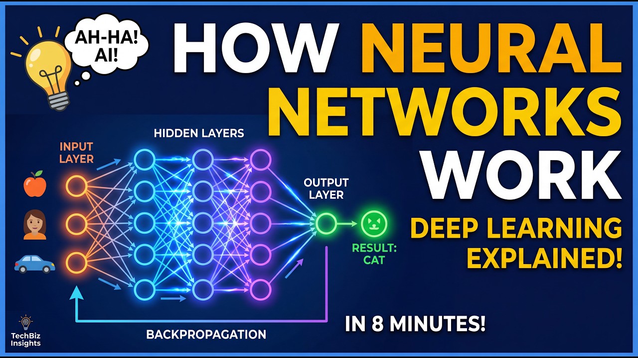 How Neural Networks Work | Deep Learning Explained in 8 Minutes - YouTube