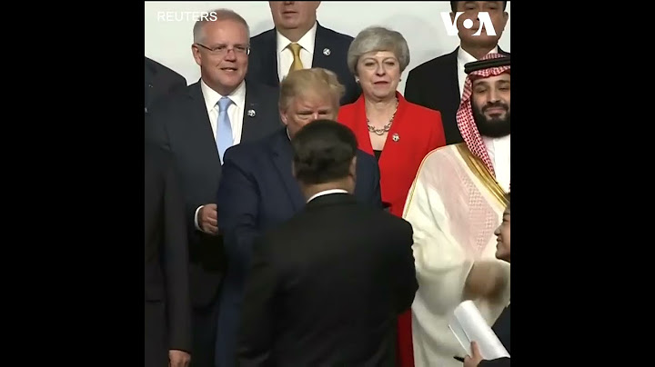 G20峰会大阪开幕 特朗普习近平首次握手