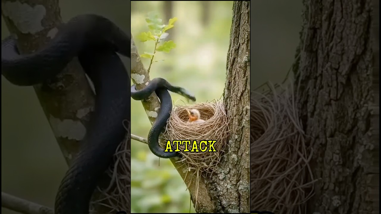 Snake attacks chick