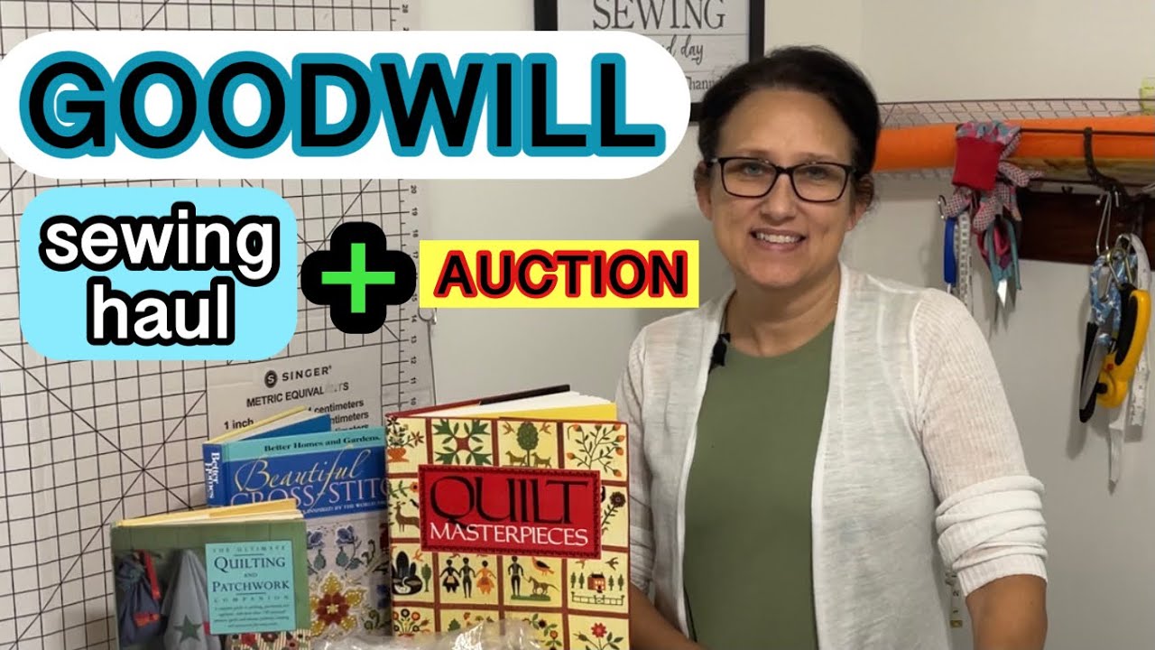 My Sewing Supply Thrift Haul Amazing Goodwill Sewing Treasures YouTube
