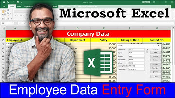 How to Make macro Enabled form in Excel Sheet? | How to create data entry form in Microsoft Excel