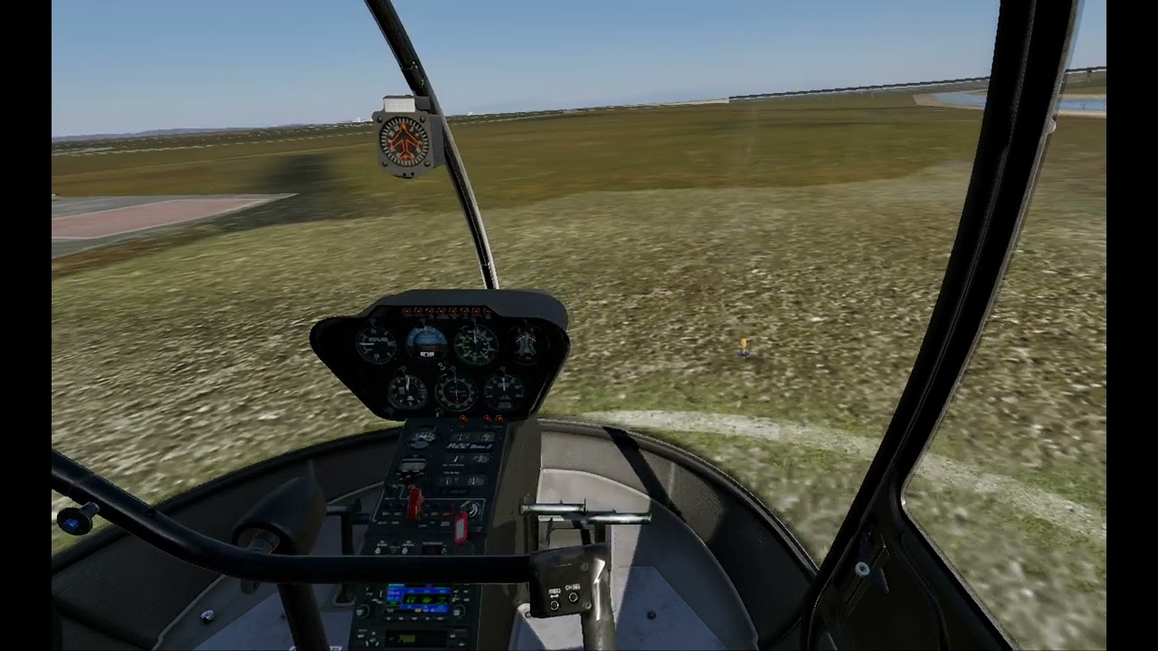 ホバリング練習　中立探し「左ラダー左スティック」を意識して