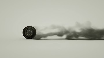 Tire BurnOut Cinema 4D & Turbulence FD | Rendered in Octane