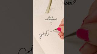 How to add signatures in the image #shorts