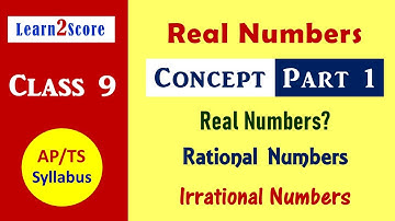Real Numbers Introduction Class 9  AP TS | 9th Class Maths Real Numbers