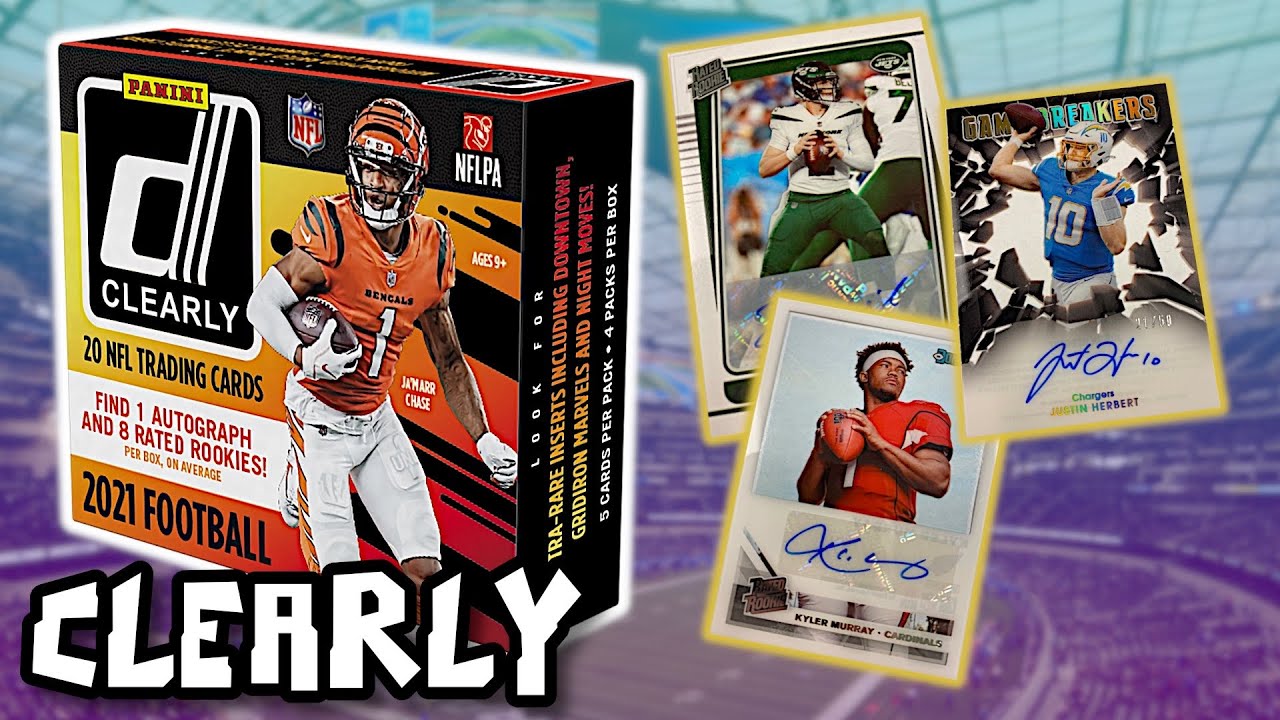 EVERYTHING YOU NEED TO KNOW ABOUT 2021 CLEARLY DONRUSS FOOTBALL! IS IT WORTH IT?